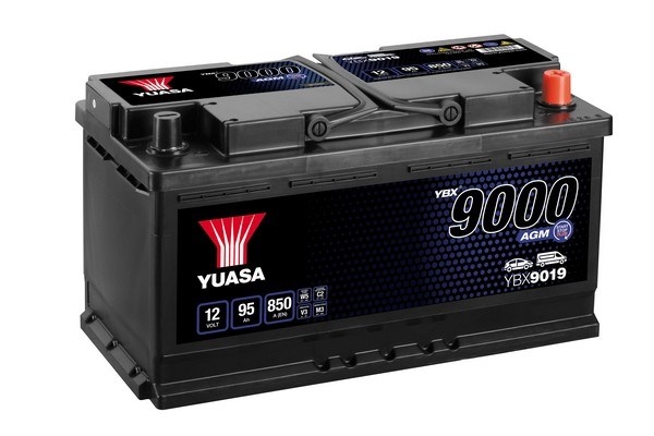 Yuasa 9000 Agm 95Ah 850A (353X175x190)