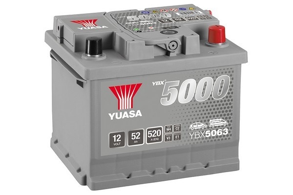 Yuasa 5000 Silver 52Ah 520A (208X175x175)